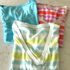 3 Like New GAP Vintage Wash T-shirts